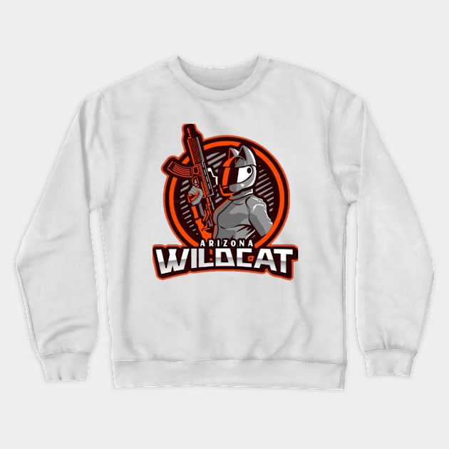 funny arizona wildcat Crewneck Sweatshirt by Hyper_co